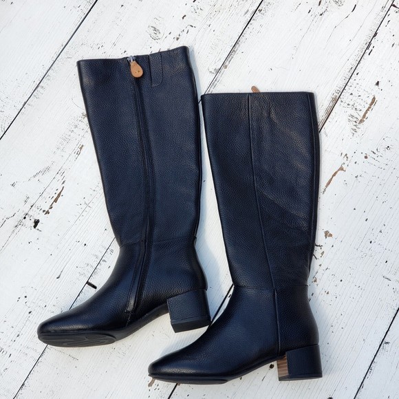 Gentle Souls by Kenneth Cole Women's Ella Square-Toe Block-Heel Boots Zip NEW - Picture 2 of 11